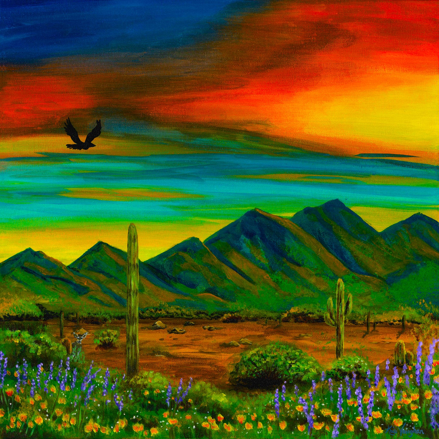 Beauty of the Desert - Print on Canvas - Limited Edition