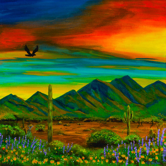 Beauty of the Desert - Print on Canvas - Limited Edition